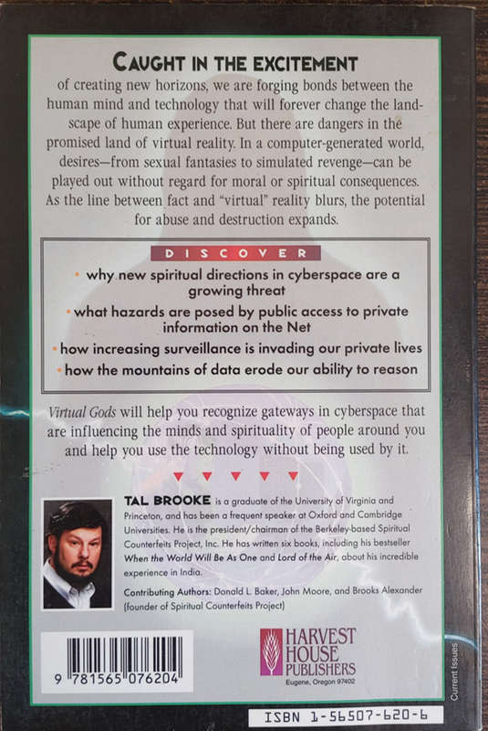 Virtual Gods by Tal Brooke - SOFT COVER