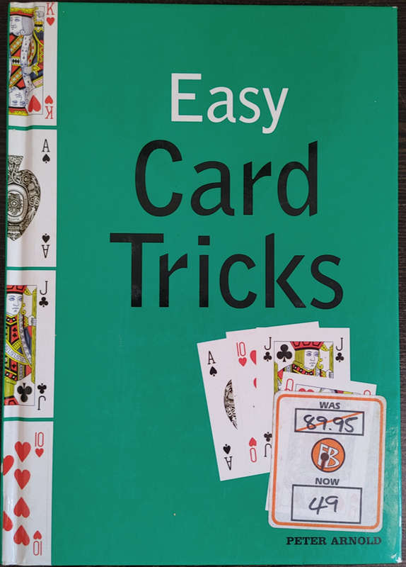 Easy Card Tricks by Peter Arnold - HARD COVER