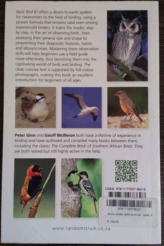 Basic Bird ID in Southern Africa by Peter Ginn and Geoff McIlleron - SOFT COVER
