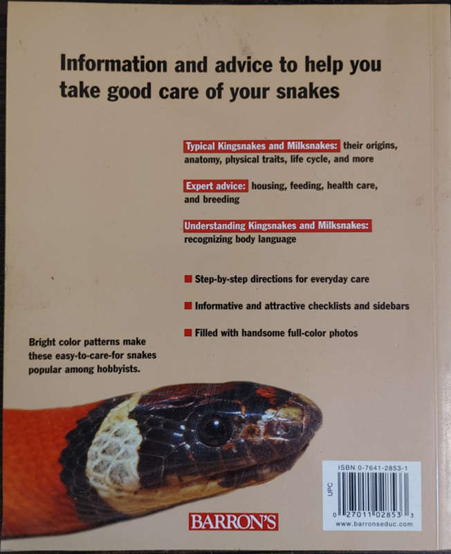 Kingsnakes and Milksnakes - SOFT COVER