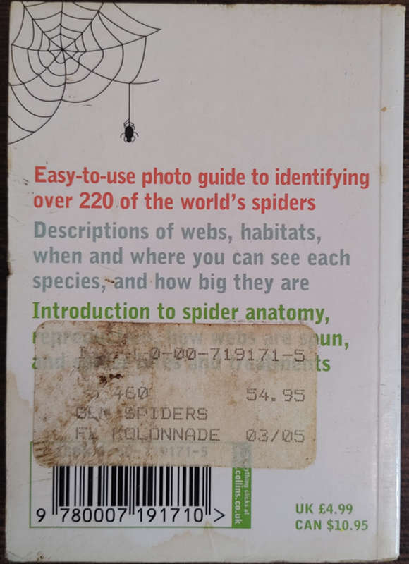 Spiders: From the deadliest to the biggest on earth (Collins gem) - SOFT COVER