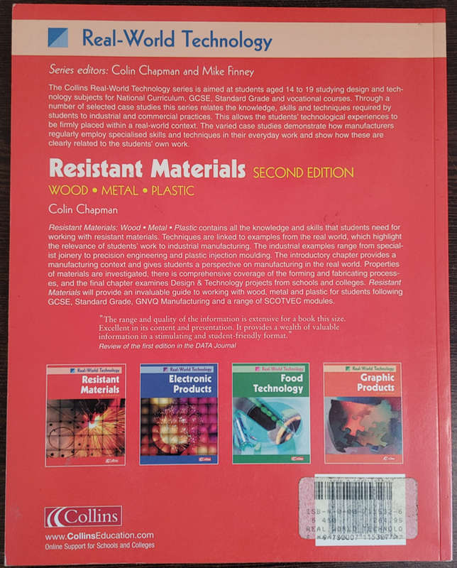 Resistant Materials (Real-World Technology) by Colin Chapman, Mike Finney - SOFT COVER