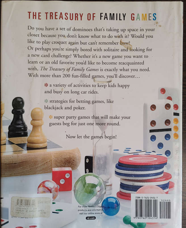The Treasury of Family Games - HARD COVER