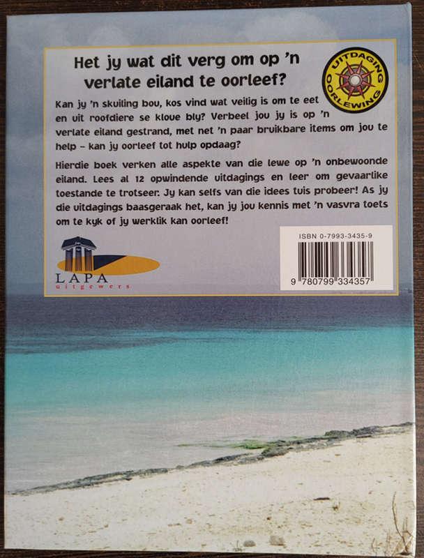 Oorleef op `n verlate eiland by Claite Llewellyn - HARD COVER