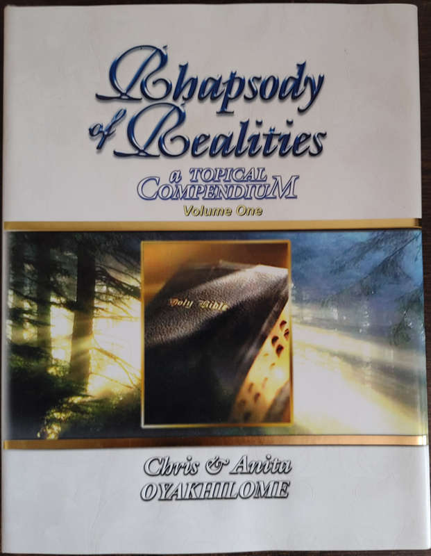 Rhapsody of Realities: A Topical Compendium Vol. 1 by Chris & Anita Oyakhilome - HARD COVER