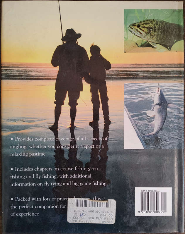 Coarse, sea & Fly Fishing by Len Cacutt - HARD COVER