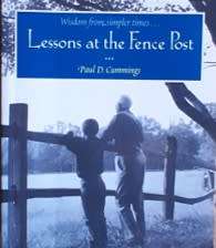 Lessons at the Fence Post by Paul D. Cummings - SOFT COVER