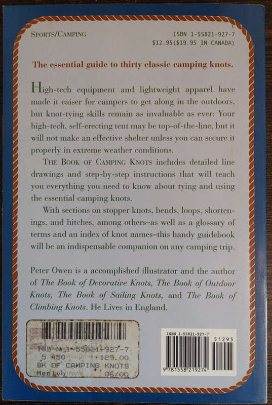 The Book of Camping Knots by Peter Owen - SOFT COVER