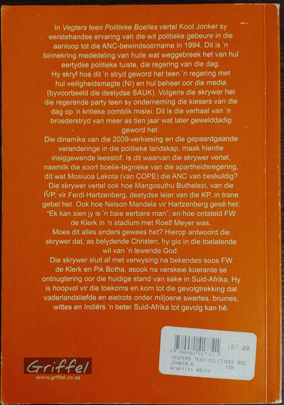 Vegters Teen Politieke Boelies by Koot Jonker - SOFT COVER