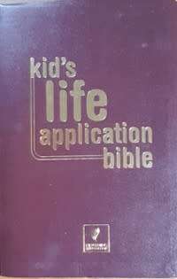 Kid`s Life Application Bible - New living translation- BURGUNDY IMITATION LEATHER