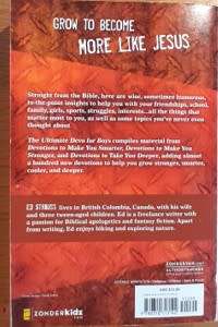 The Ultimate Devo for Boys by ED Strauss - SOFT COVER