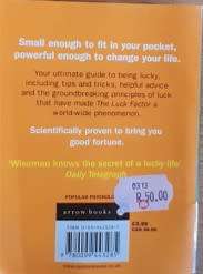 The Little Book of Luck by Richard Wiseman - PAPERBACK