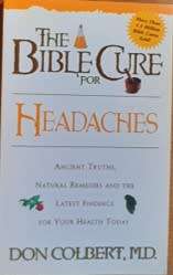 The Bible Cure for Headaches by Don Colbert - PAPERBACK