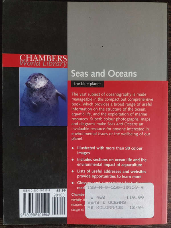 Seas and Oceans - SOFT COVER