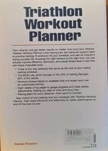 Trianthlon Workout Planner by John Mora - PAPERBACK