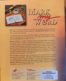 Mark my Word by Reinhard Bonnke - HARD COVER
