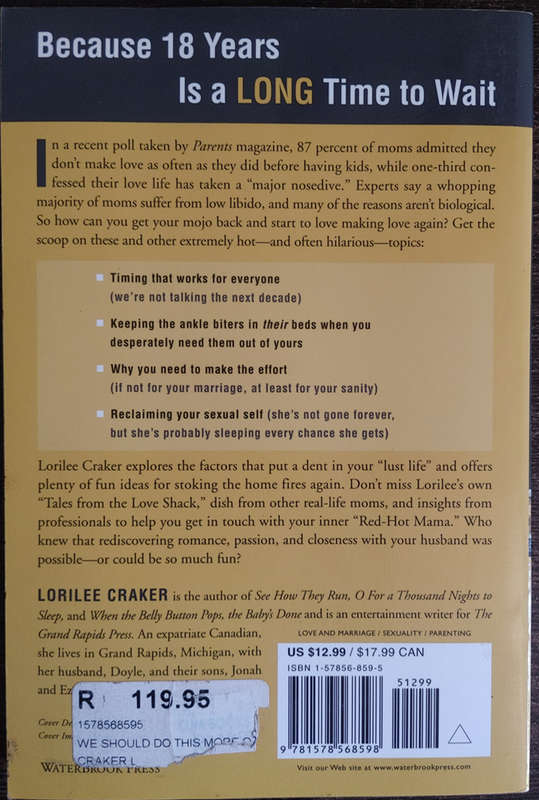 We Should Do This More Often by Lorilee Craker - SOFT COVER