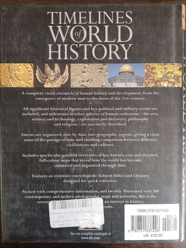 Timelines of World History - HARD COVER