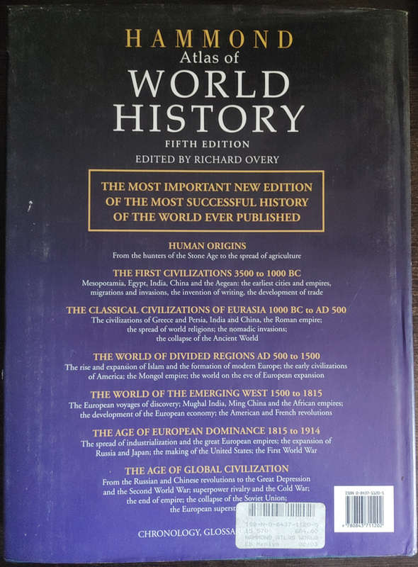 Hammond Atlas of World History Fifth Edition - HARD COVER