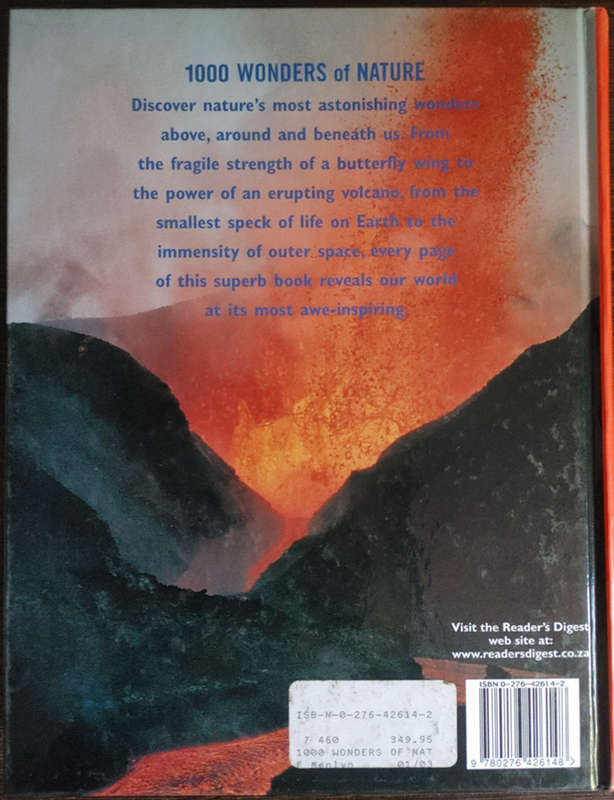 1000 Wonders of Nature - HARD COVER