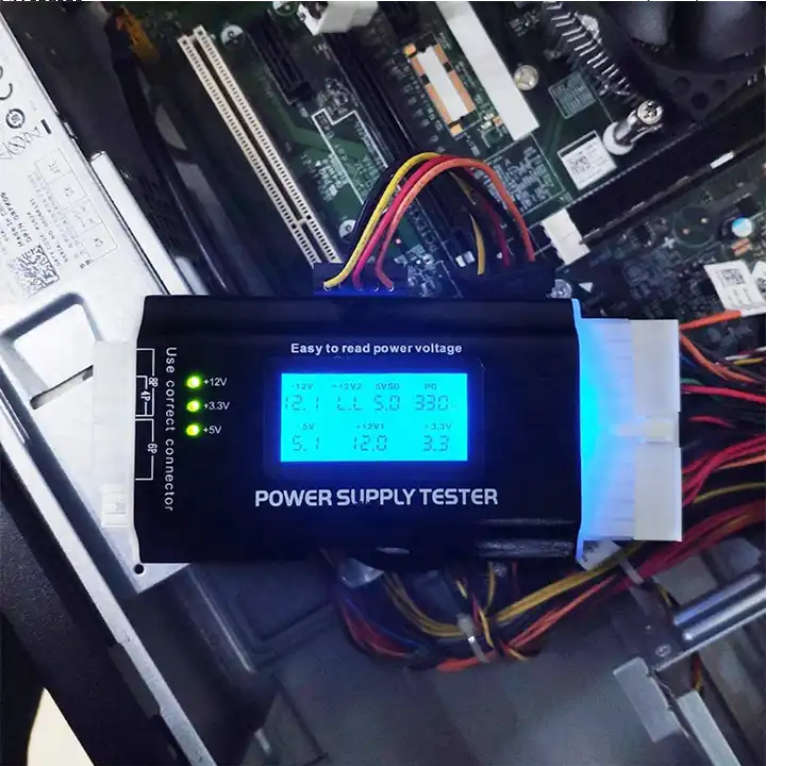 Computer PC Power Supply Tester ATX/ITX/HDD/SATA/BYI Connector power supply Tester with LCD Screen
