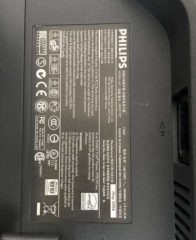 Clear Picture PHILIPS 17 inch Monitor (Resolution: 1280 x 1024)