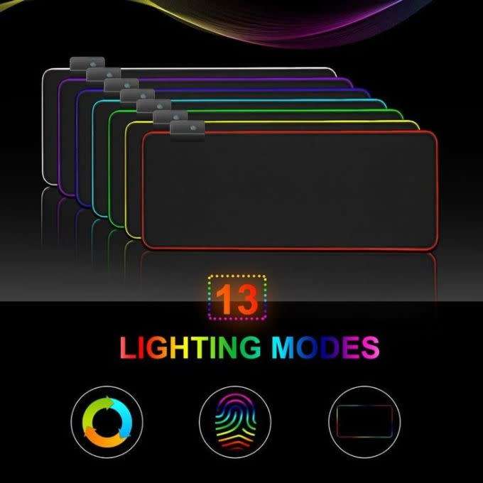 LED - Non Slip Extra Large RGB Mouse Pad (90x40x0.3)