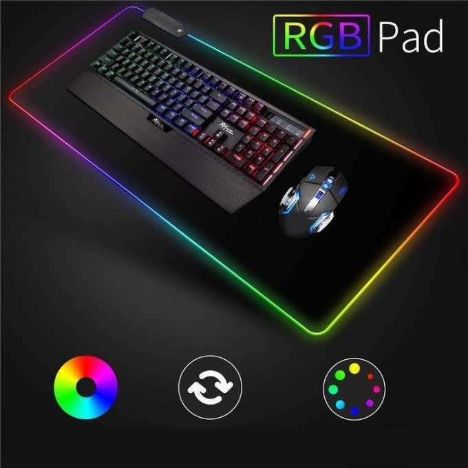 LED - Non Slip Extra Large RGB Mouse Pad (90x40x0.3)