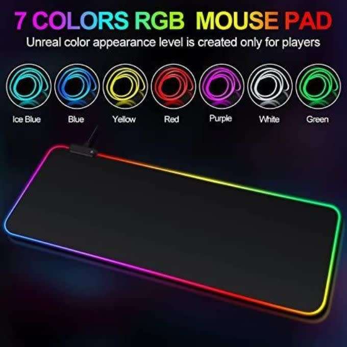 LED - Non Slip Extra Large RGB Mouse Pad (90x40x0.3)