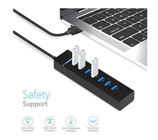 7 Port USB 3.0 Hub 120cm