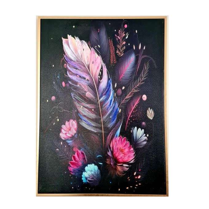 3D Painting - Feather Art