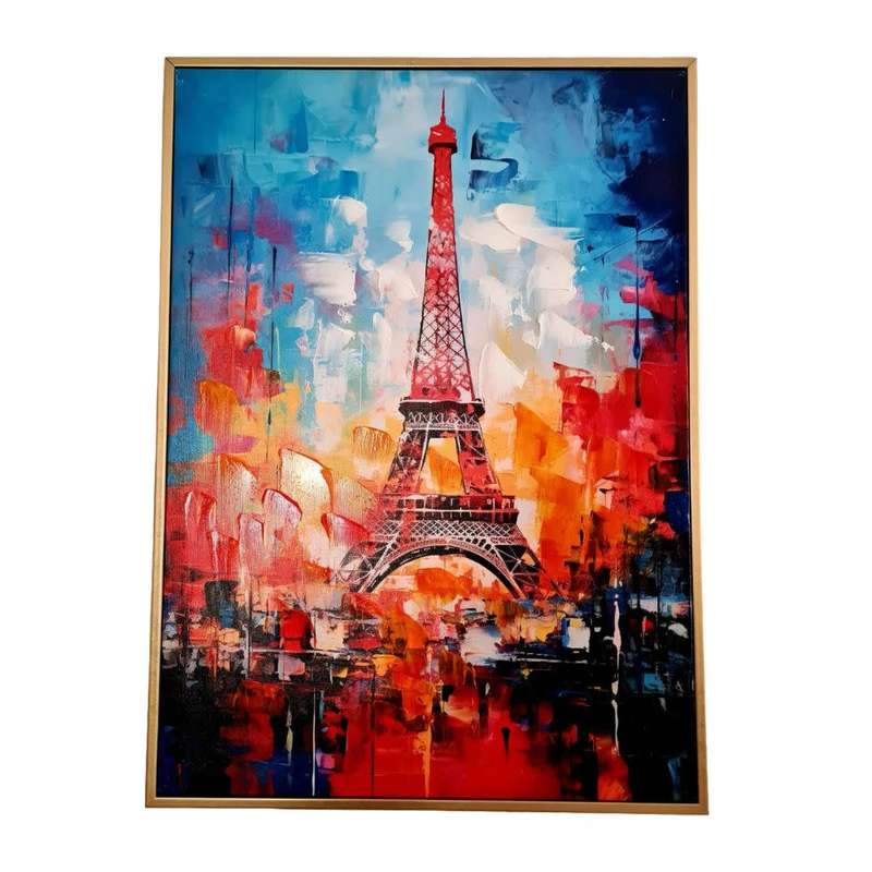 3D Abstract Art - Eiffel Tower