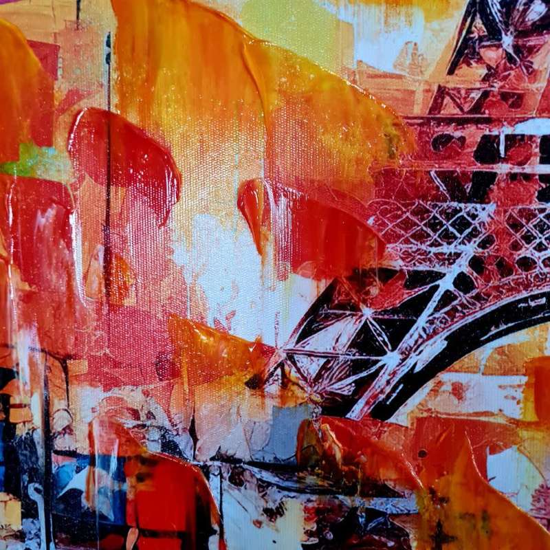 3D Abstract Art - Eiffel Tower