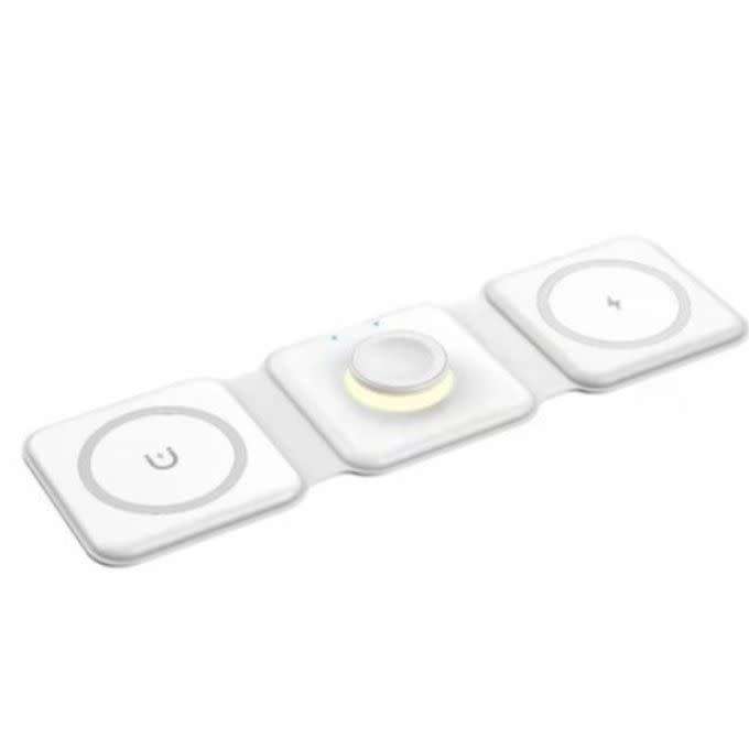 3 in 1 Wireless Charger 15W, Magnetic Charging Station - Foldable