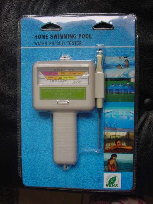 Electronic Swimming Pool Spa Water PH CL2 Chlorine Tester PC-101 - Pool Meter