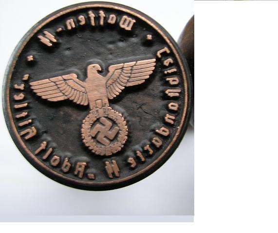 ww2 German SS Leibstandare Document stamp