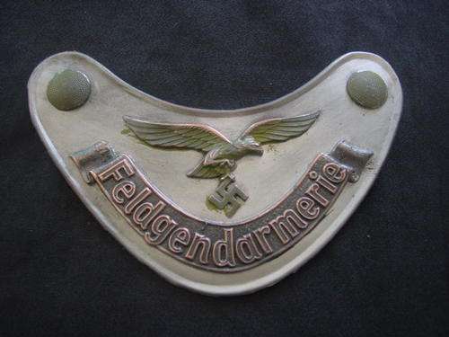 ww11 ww2 German Luftwaffe Gorget