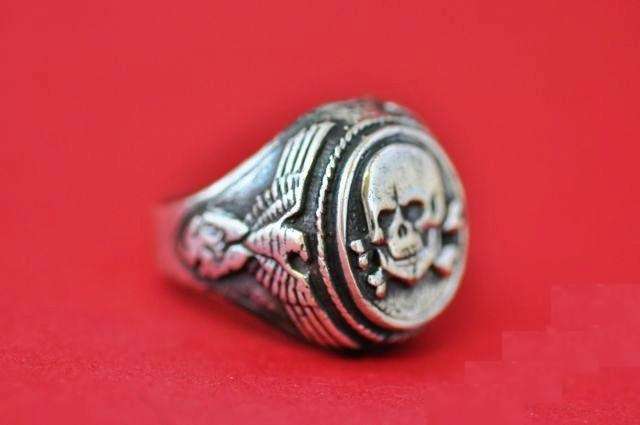 ww2 German Silver Skull Ring