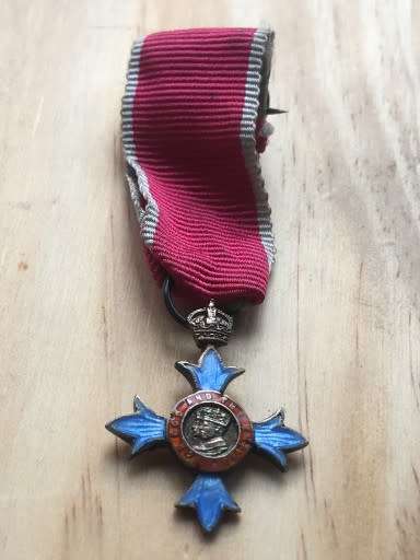 Old British Medal Badge