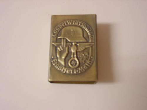 ww11 German military Match box holder Wehrmacht