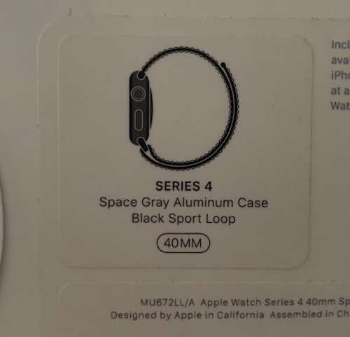 *** APPLE WATCH SERIES 4 *** 40MM