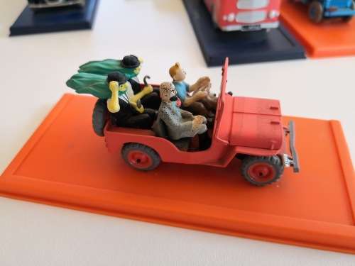 Tintin - Land of Black Gold - Thompson Twins Jeep