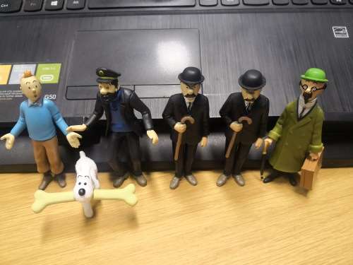 Tintin collectable figurine set
