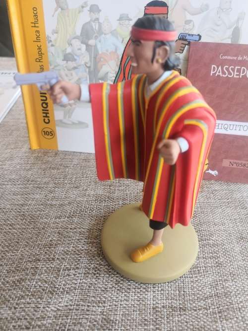 Tintin - The Prisoners of the Sun - Chiquito Figurine