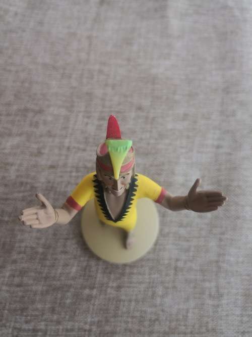 Tintin - The Prisoners of the Sun - The Inca Noble Son of the Sun Figurine - from page 59