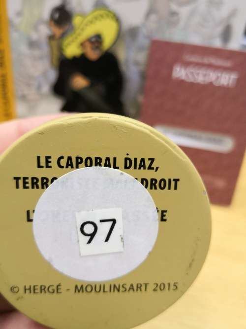 Tintin and the Broken Ear - Corporal Diaz