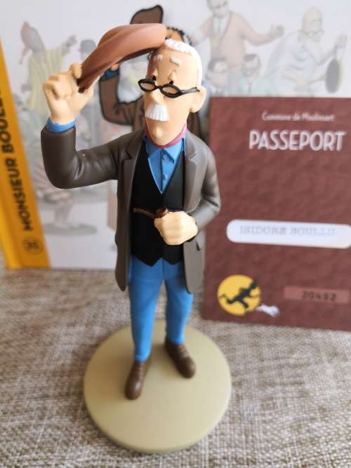 Tintin - The Castafiore Emerald - Monsieur Boullu - the marble worker - from page 62