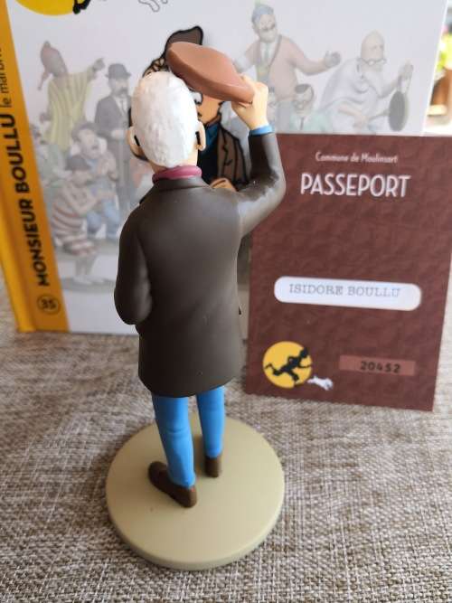 Tintin - The Castafiore Emerald - Monsieur Boullu - the marble worker - from page 62