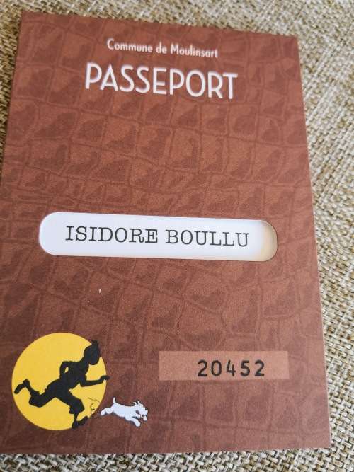 Tintin - The Castafiore Emerald - Monsieur Boullu - the marble worker - from page 62