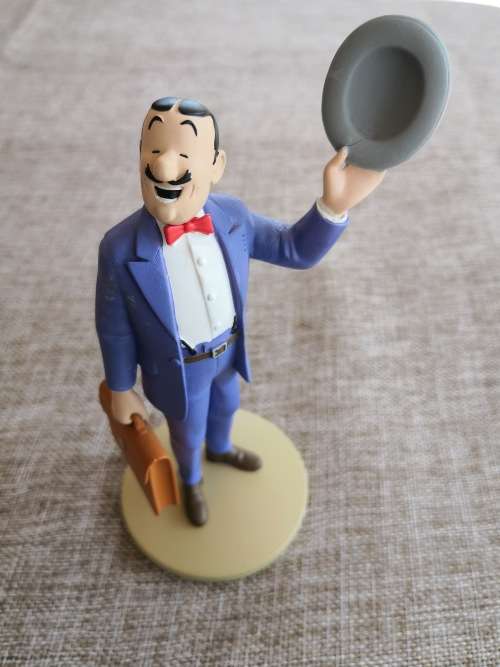 Tintin - The Castafiore Emerald - Seraphin Lampion - with a briefcase